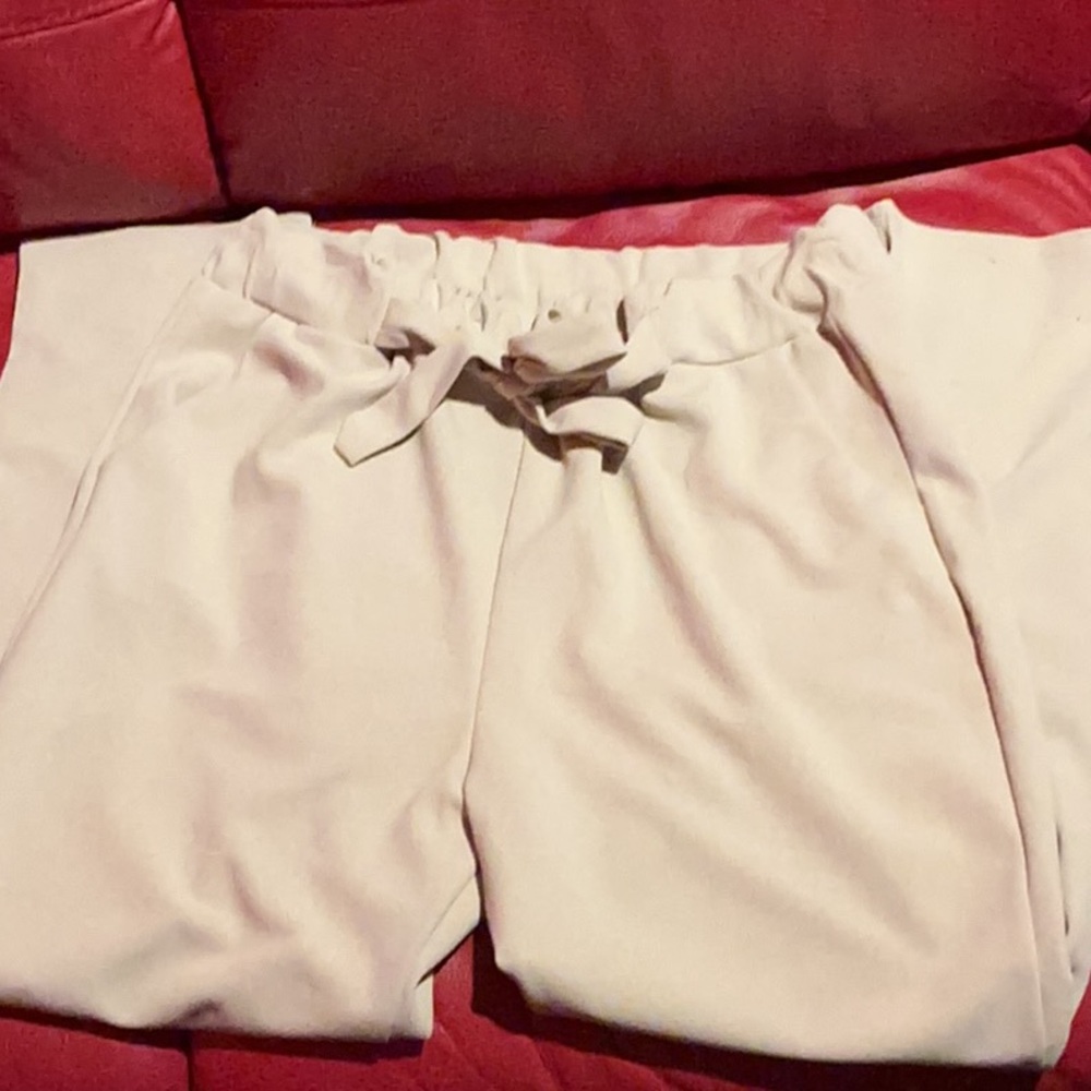 Soho Apparel Cream Drawstring Athletic Lounge Shorts